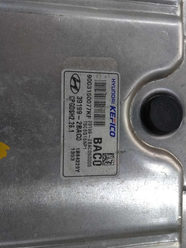 2019 Hyundai Accent Engine Control Module ECM 39199-2BAC0 Used 85K Miles