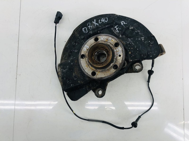 07-14 VOLVO XC90 3.2L AWD FRONT RIGHT SIDE SPINDLE KNUCKLE WHEEL HUB OEM