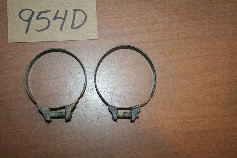 1985 Honda ATC 200S Air Box Inlet Rubber Boot Clamps OEM 85 A