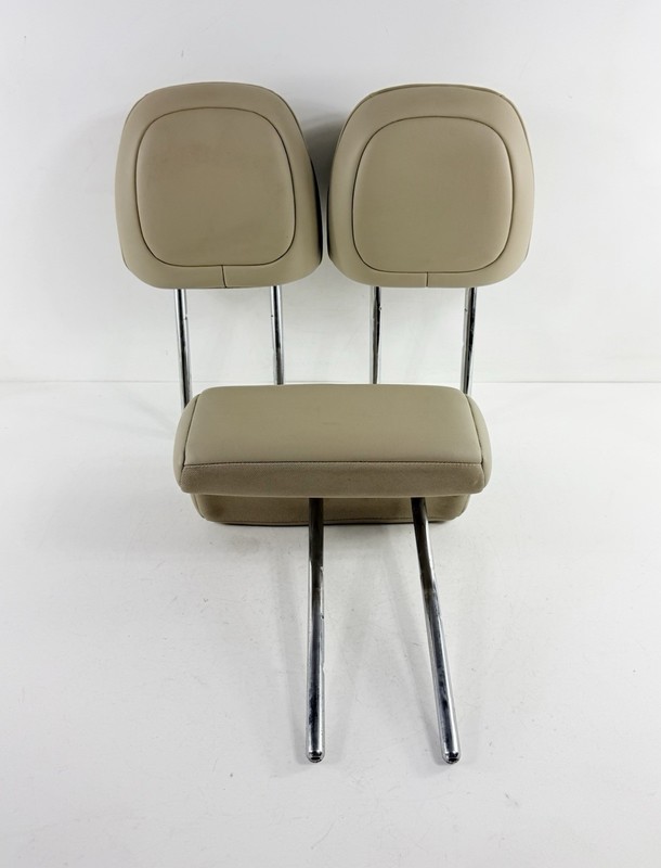 2014-2018 Jeep Cherokee Rear Seat Head Rest Beige tan Leather Set of 3