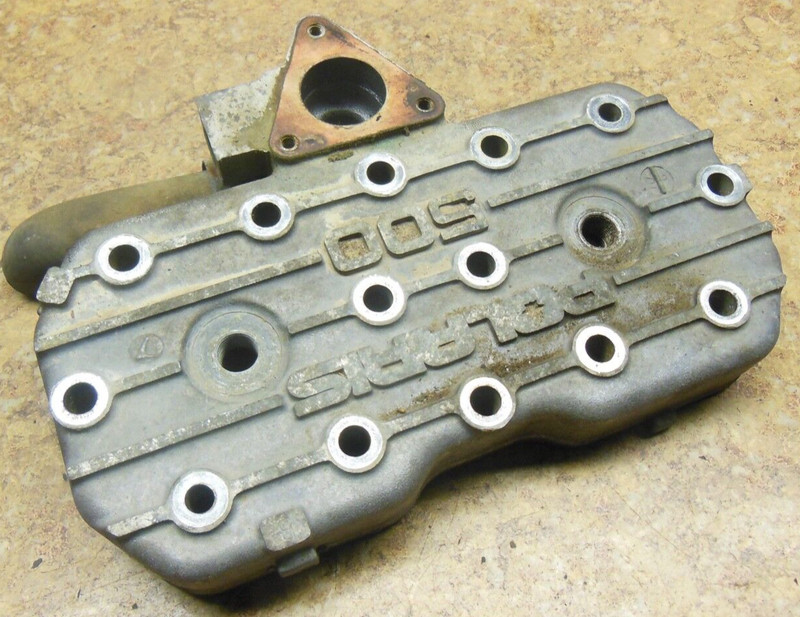 Polaris Indy Wide Track 500 Snowmobile Engine Cylinder Head Valve Cover Motor