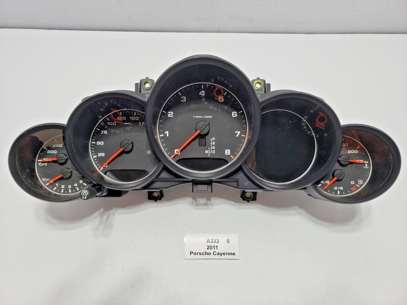 ✅ 2011 OEM Porsche Cayenne 958 Speedometer Instrument Cluster Gauge Assembly
