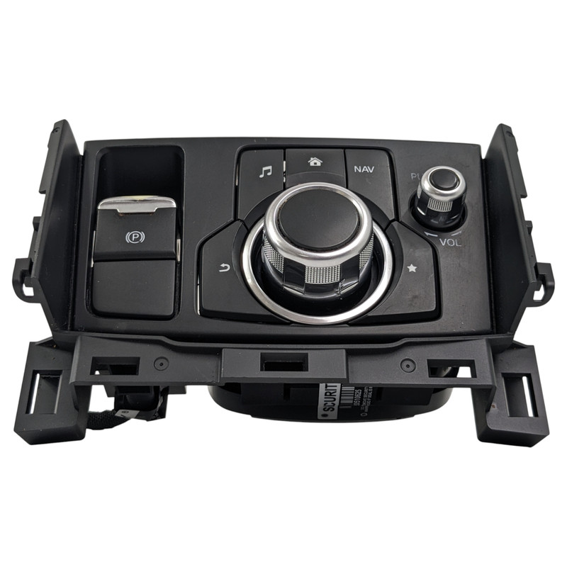 2016-2018 Mazda 3 Radio Nav Control Console Mounted W/ Electric Parking Brake