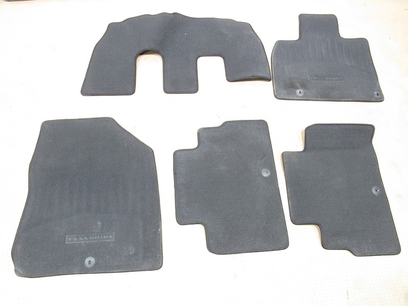 20-25 Kia Telluride SX 2022 Front Rear Left Right Carpet Floor Mats Set 5 Pcs |