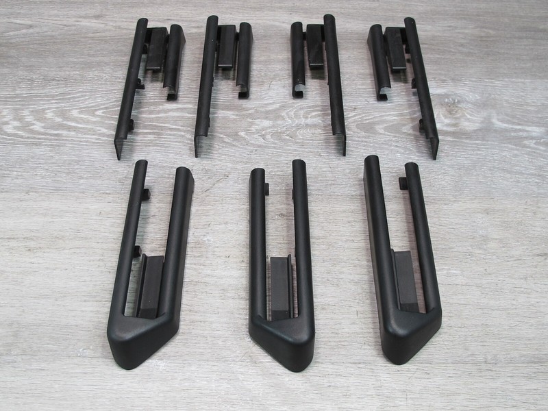 2008-2014 BMW E71 E72 X6 FRONT & REAR SEAT TRACK RAIL TRIM COVER SET OF 7
