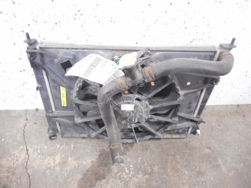 10 11 Kia Soul Radiator Cooling Fan AC Condenser Manual Transmission 2.0L OEM
