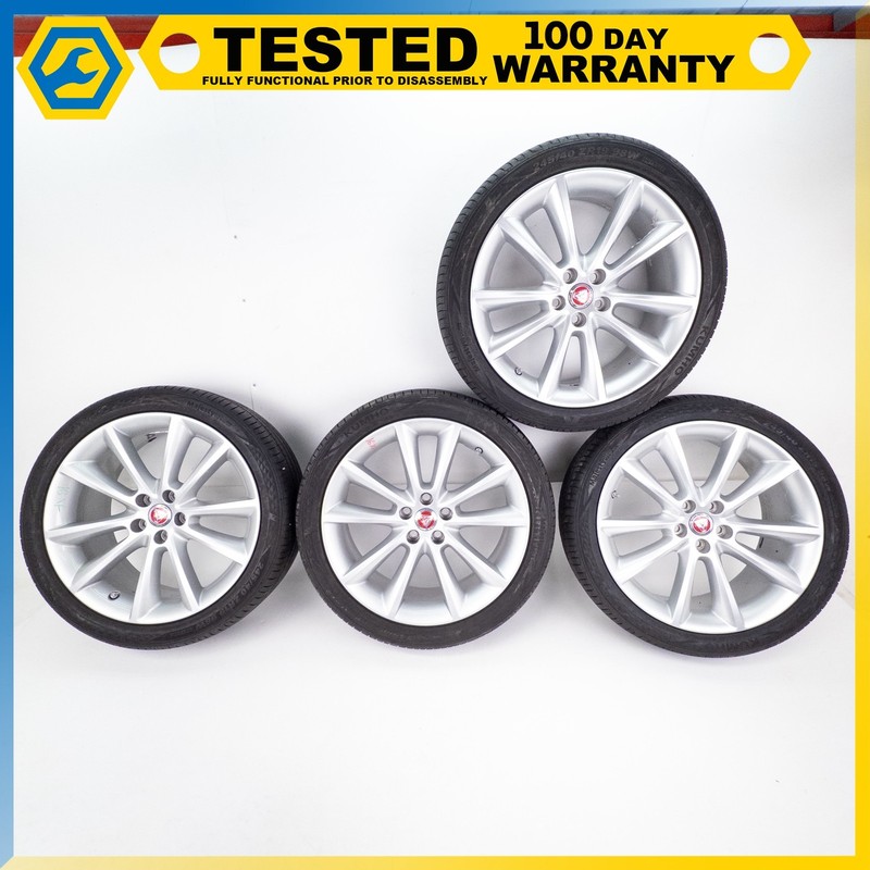 16-23 JAGUAR XF X260 FRONT REAR LEFT RIGHT 8JX19 WHEELS RIMS SET OEM