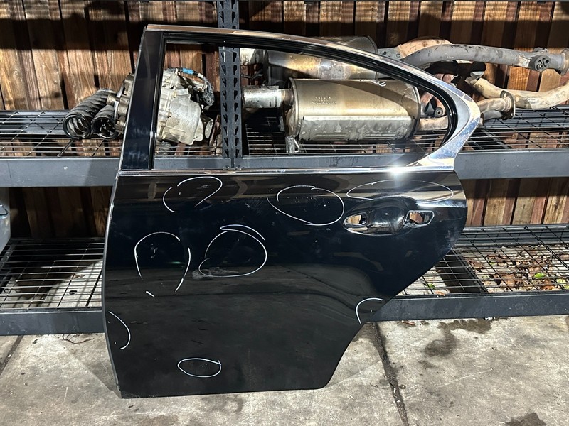 2013 LEXUS GS350 LEFT DRIVER SIDE REAR DOOR SHELL BLACK #990