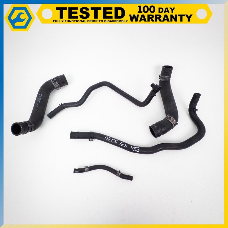 08-13 CHEVROLET CORVETTE C6 6.2L ENGINE RADIATOR COOLANT HEATER HOSE PIPE SET OE