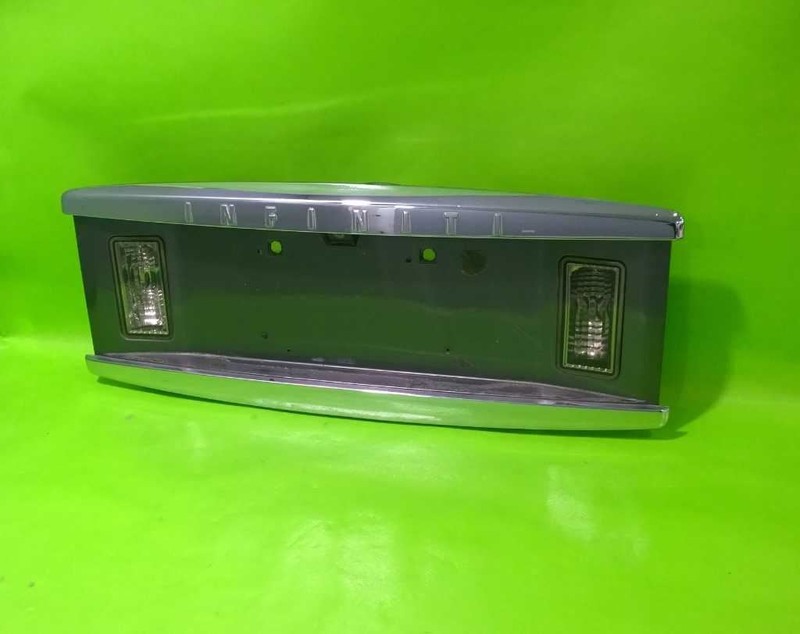 04-10 INFINITI QX56 LICENSE PLATE HOLDER FINISH PANEL TRIM W/CAMERA OEM 3998-64