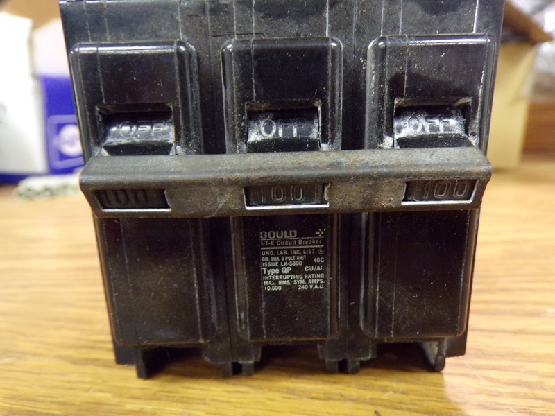 Gould 3-Pole 100A Circuit Breaker LK-5800 *FREE SHIPPING*