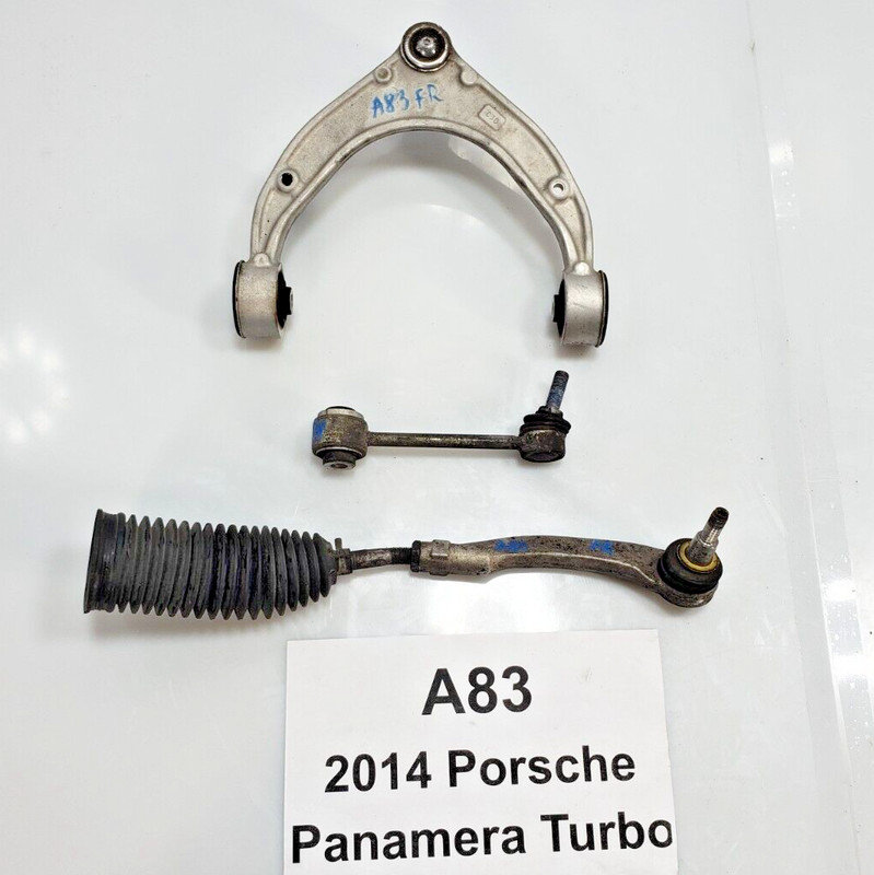 ✅ 14-16 OEM Porsche Panamera Turbo 970 AWD Front Right Upper Control Arm SET