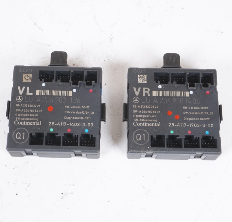 08-18 Mercedes W204 C250 E400 C300 E350 Front Left Right Door Control Module