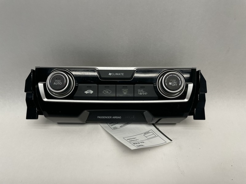 2016-2019 HONDA CIVIC HEATER AC A/C CLIMATE CONTROL PANEL OEM