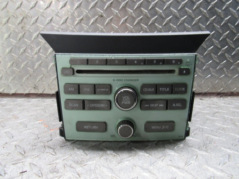 09 10 11 HONDA PILOT AM-FM-6CD, RECEIVER, EX-L( LEATHER) 39100-SZA-A210