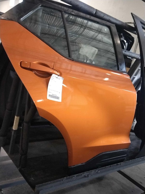 2020 Nissan Kicks Rear Right Door Orange 665614 Used 50K Miles OEM