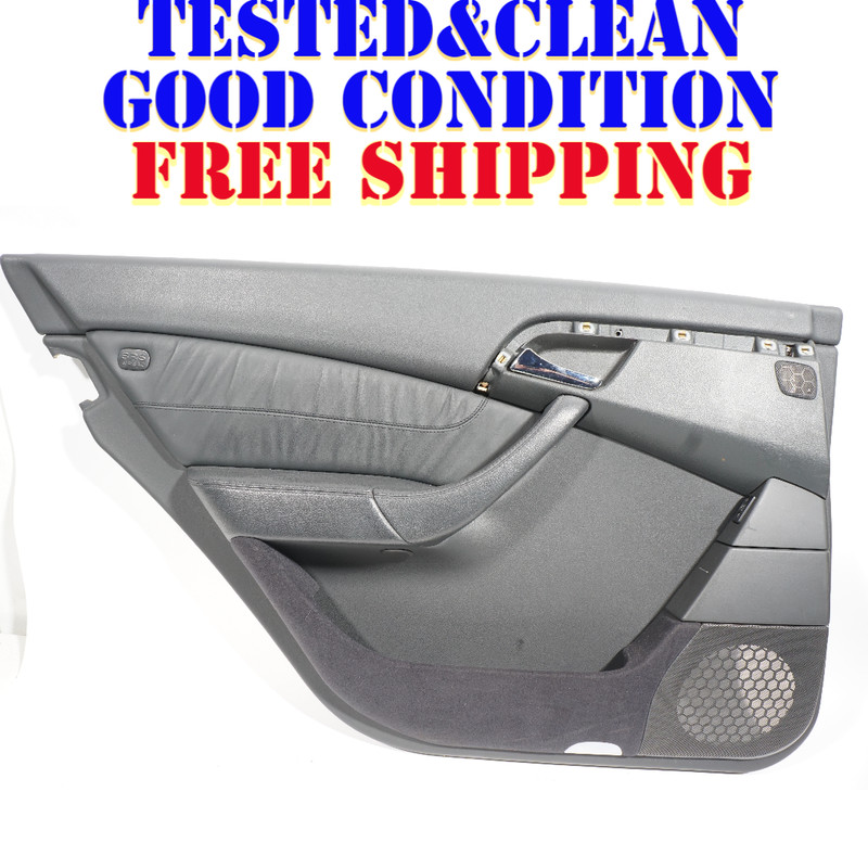 03 04 05 06 Mercedes S500 W220 REAR LEFT DRIVER SIDE DOOR PANEL TRIM OEM