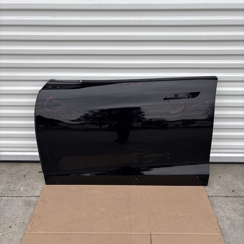 2016-2020 Tesla Model S OEM Front Driver Side Door Shell Panel Left Black