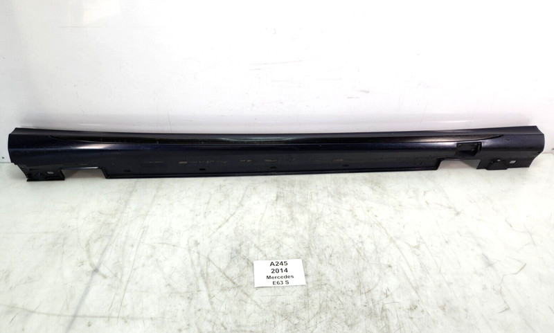 ✅10-15 OEM Mercedes W212 E63 S Right Passenger Skirt Rocker Panel Molding Blue