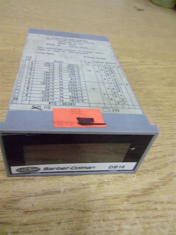 Barber-Coleman DB18 5 813-0045 3285 Temperature Controller *FREE SHIPPING*