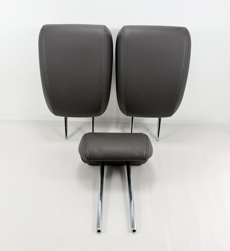 11-17 Honda Odyssey Back Rear 3rd Row Seat Head Rest Set 3pc Truffle Leather OEM