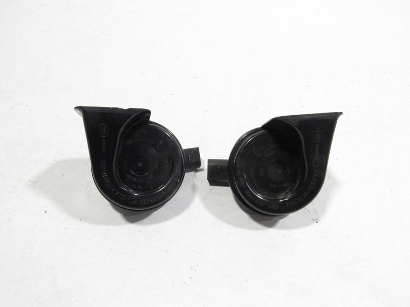 17-20 BMW 640I GT G32 High Low Signal Horn Alarm Siren Set Pair 2 PCS ;