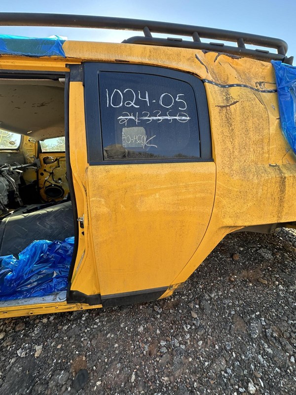 2007-2014 TOYOTA FJ CRUISER REAR LEFT SIDE DOOR SHELL PANEL YELLOW 2JU OEM