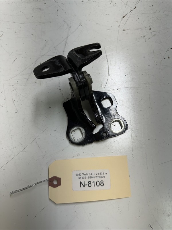 2017-2022 Tesla Model 3 Front Upper Door Hinge Left LH OEM 8108 B74