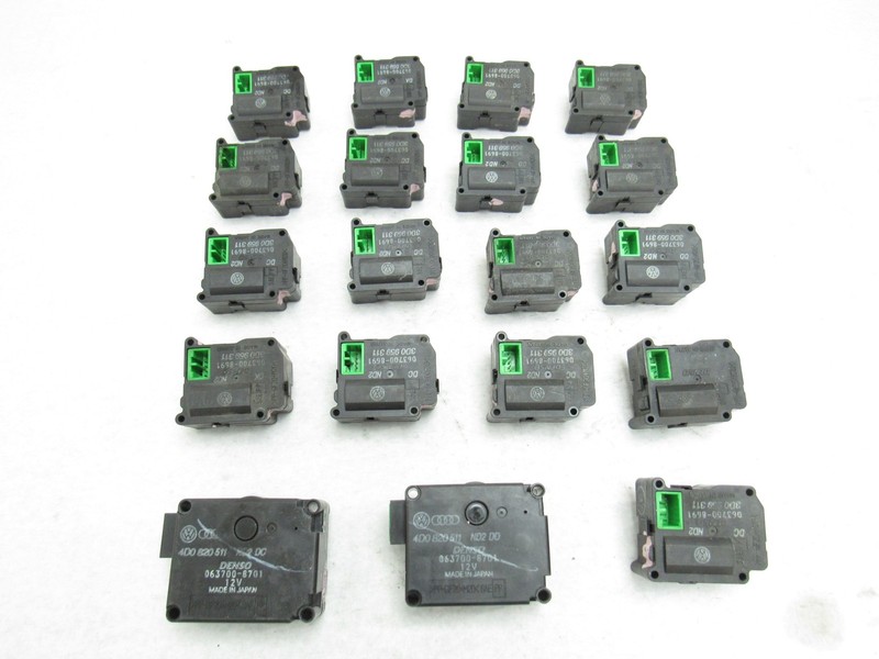 Bentley Continental GT 2013 Heater Flap Servo Motor Actuator Set 19 PCS 11-18;:O