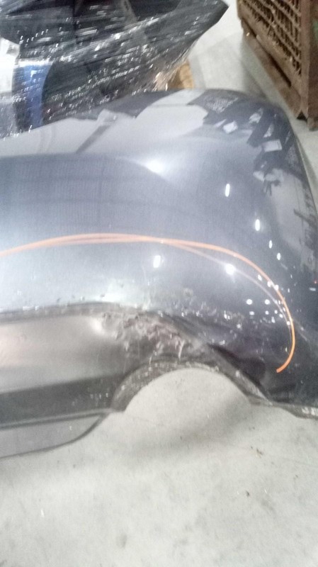 2016 Toyota Corolla Blue Rear Bumper Assembly OEM 5215903901 Scratches/Dent