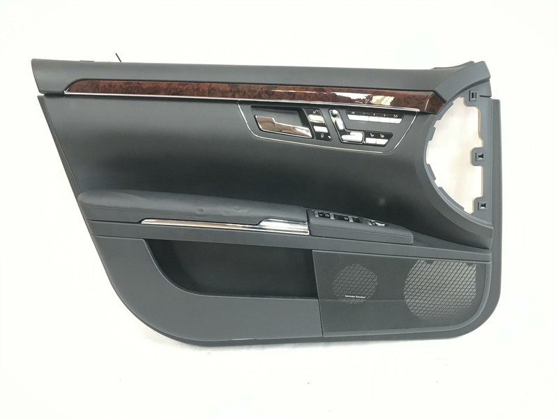07-13 MERCEDES S550 FRONT LEFT DRIVER SIDE DOOR TRIM PANEL OEM