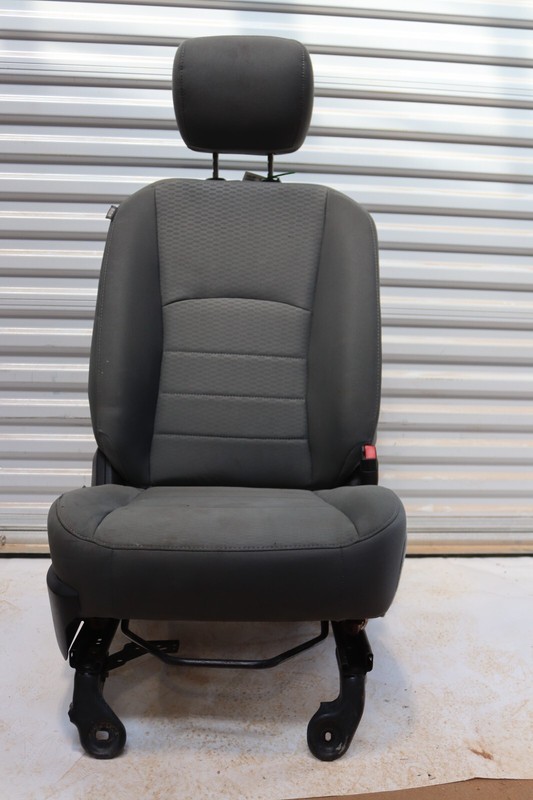 2012-2023 DODGE RAM 3500 FRONT RIGHT PASSENGER SIDE SEAT CLOTH GRAY OEM