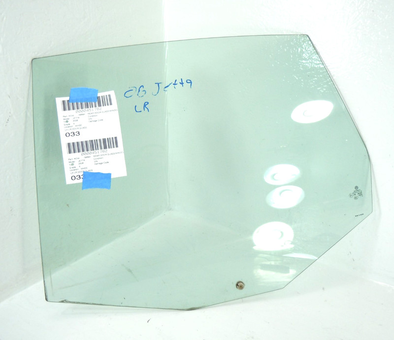 05-10 Volkswagen Jetta Sdn Rear Door Window Glass Driver Left VIN K 8th