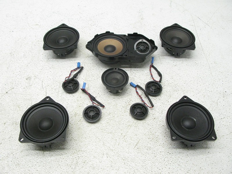 07-13 BMW E70 X5 RADIO STEREO AUDIO MEDIA SPEAKER MID HIGH 7 LOGIC OEM 100621B
