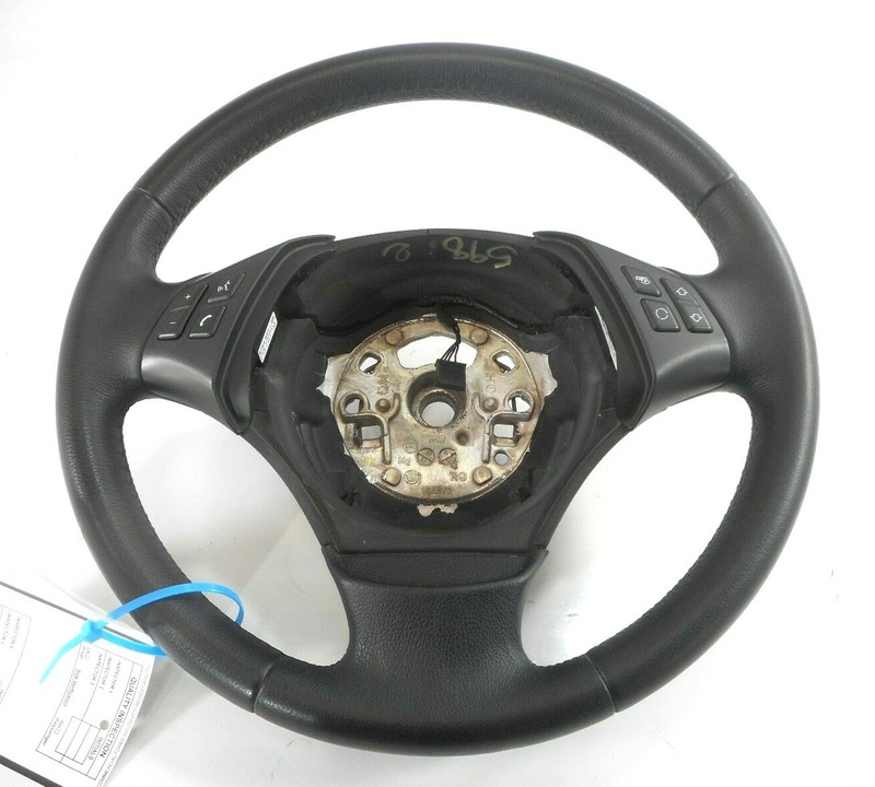 11 BMW 328i Three 3 Spoke Steering Wheel W/ Controls OEM