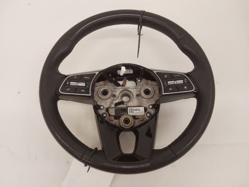 2021-2023 Kia SELTOS Steering Wheel Assembly Black Leather with Auto Stop-Go
