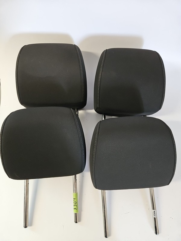 2012-2020 Chevy Sonic Headrests OEM Set Seat Black White Stitching Cloth
