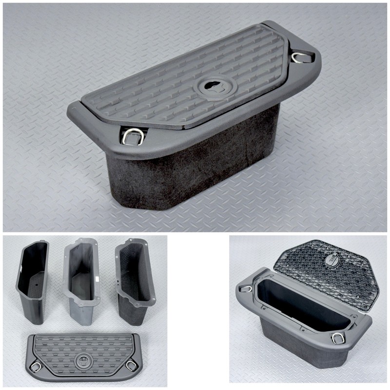 ✅ 2019-26 RAM 1500 5th OEM STORAGE BIN REAR FLOOR BOX UNDER SEAT COMPARTMENT 79K