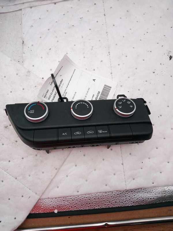 Used A/C Selector Switch fits: 2022 Hyundai Elantra Korea built US market manual