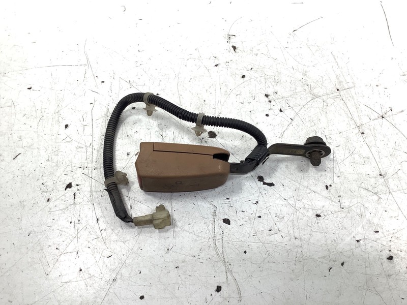 88-91 Honda Prelude Left Seat Belt Buckle Beige OEM