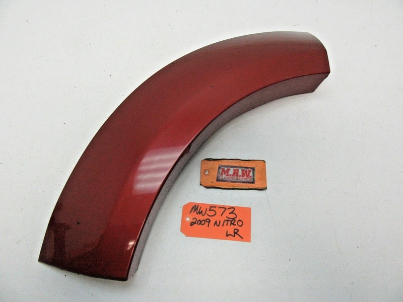 MOLDING TRIM WHEEL FLAREDOOR PANEL RED DRIVER LEFT REAR BACK L for DODGE NITRO