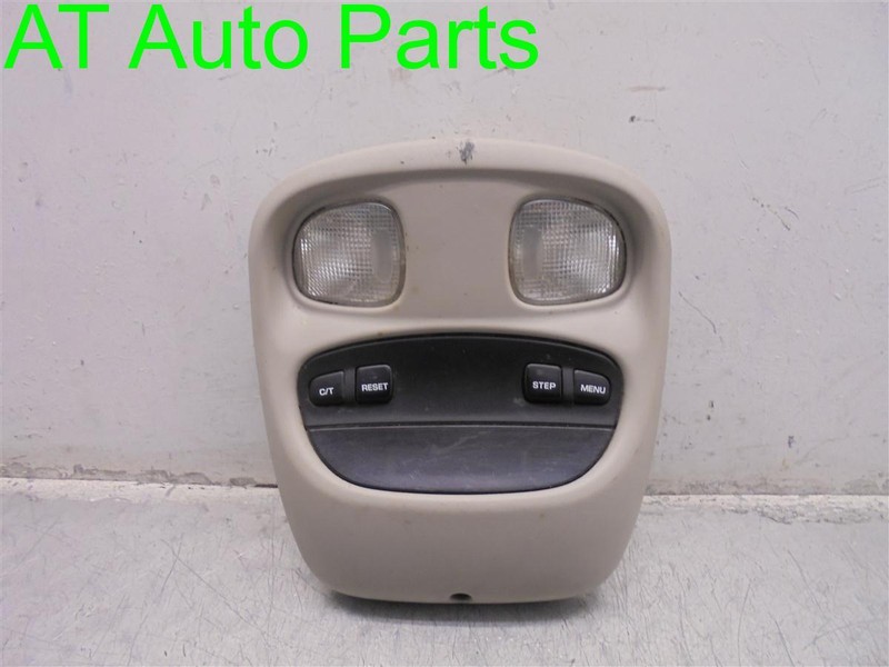 99 00 01 02 03 04 JEEP GRAND CHEROKEE OVERHEAD CONSOLE GRAY OEM 56042754AJ