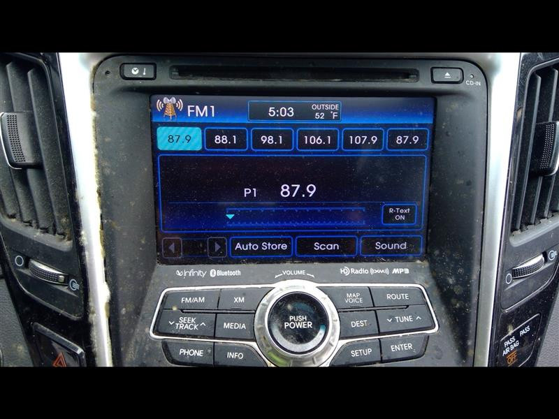 2012 Hyundai Sonata NON-HYBRID Navigation GPS Nav 7 Speaker Menu Info Screen Oem