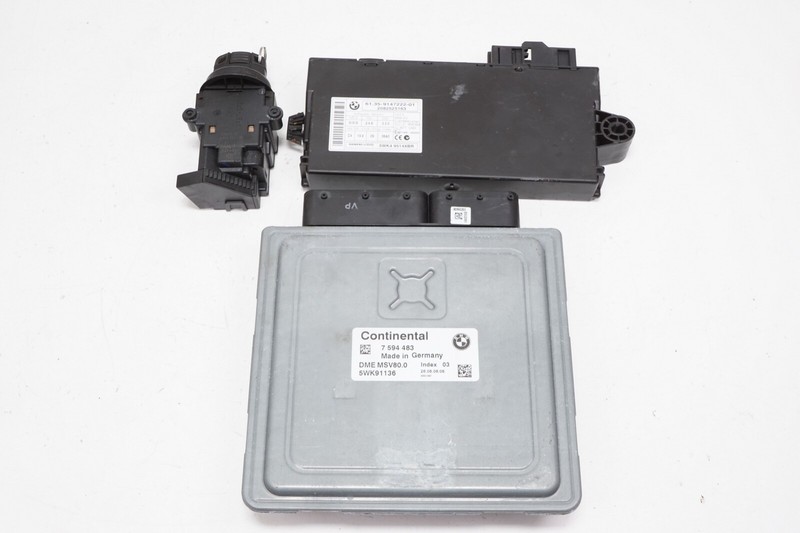 BMW E60 5 Series Set Ignition Key DME CAS PCM ECM OEM 2009 2010