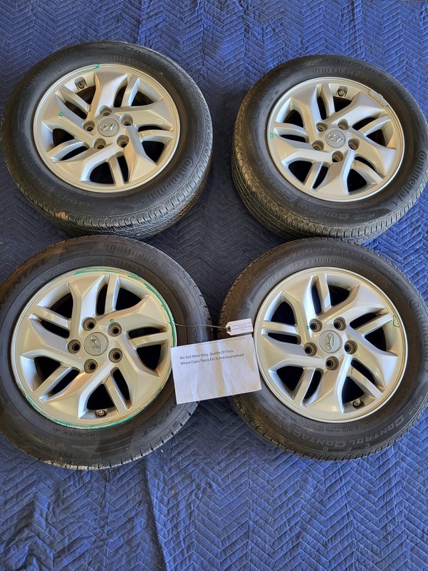 2020-2025 Hyundai Venue Wheel Rim SET of 4 185/65R15 15x6 5x4-1/2" 52910-K2100