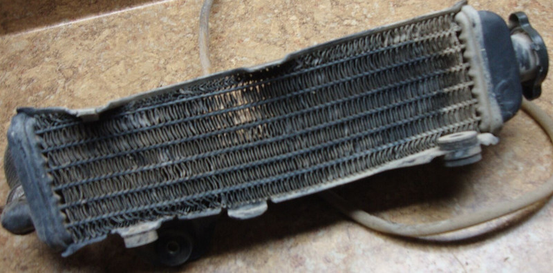 80's 22W Yamaha Dirt Bike YZ80 YZ 80 Radiator Coolant Engine Cooler G10