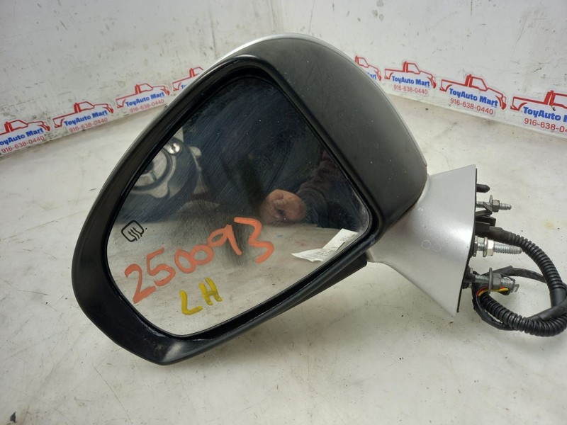 10 11 12 13 TOYOTA VENZA DRIVER LEFT SIDE VIEW MIRROR SILVER-1F7
