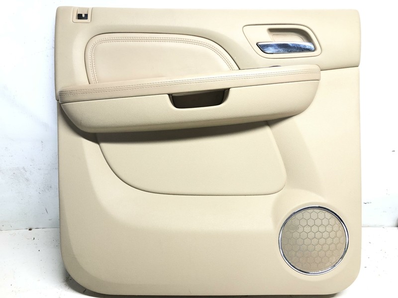 10-14 Cadillac Escalade Rear Driver Left Door Panel Cashmere Beige Oem Tested