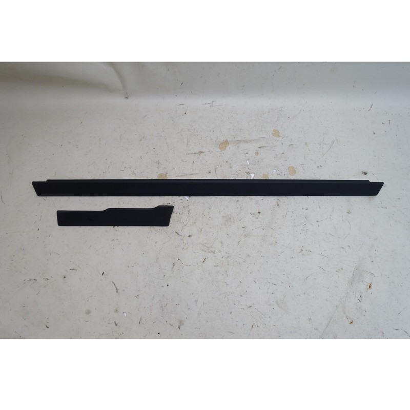 19-25 BMW G07 X7 Left Rear Interior Door Shoulder Trim Strips Black Leather OEM