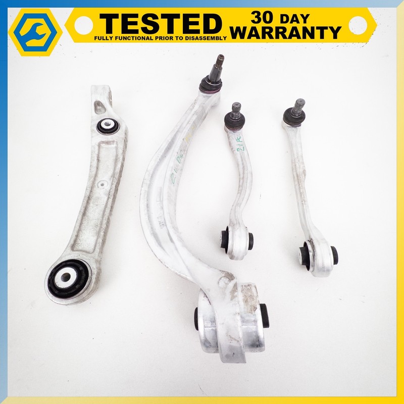 15-24 PORSCHE MACAN FRONT LEFT SIDE REARWARD UPPER LOWER CONTROL ARM SET 4 OEM